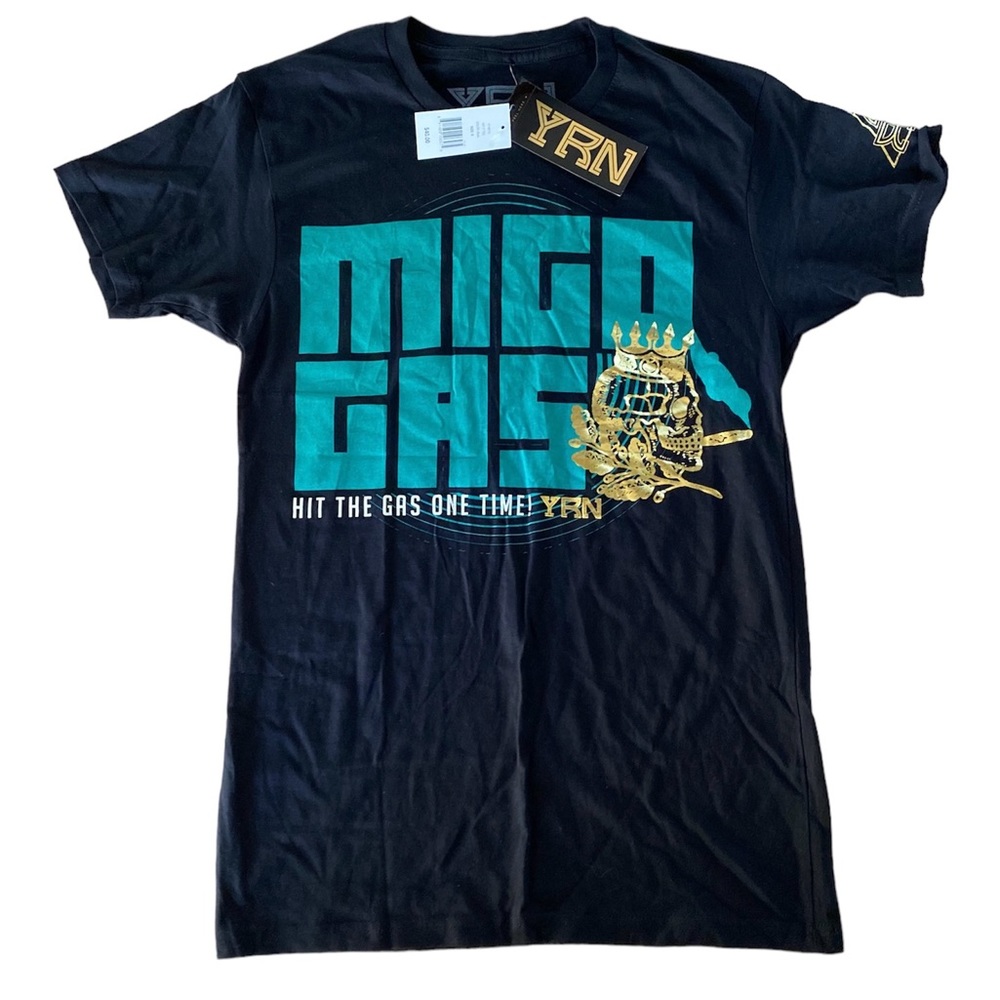 Migos YRN “Hit The Gas One Time” Graphic T-Shirt Women’s Small NWT